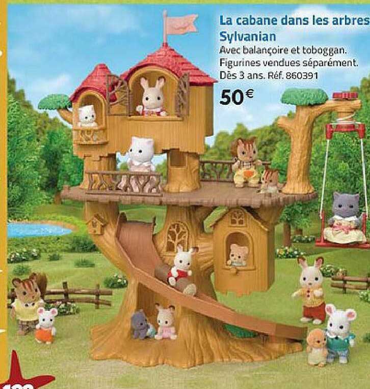 la cabane dans les arbres sylvanian