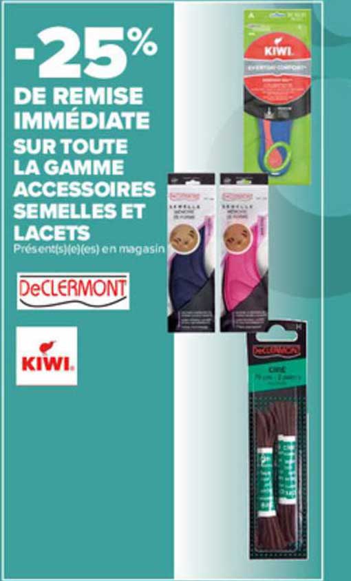 la gamme accessoires semelles et lacets