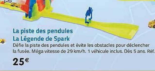 la piste des pendules le légendes de spark