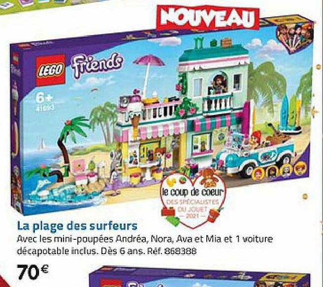 La Plage Des Surfeurs Lego Friends