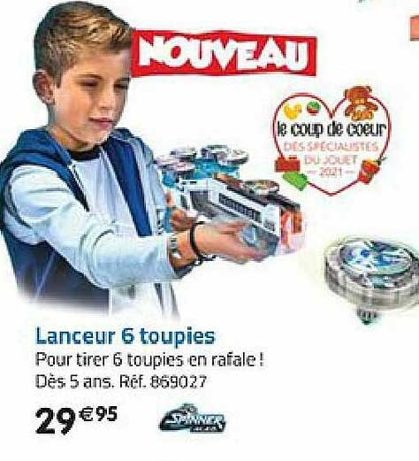 lanceur 6 toupies spinner