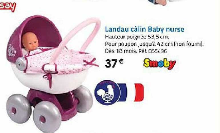 landau câlin baby nurse smoby