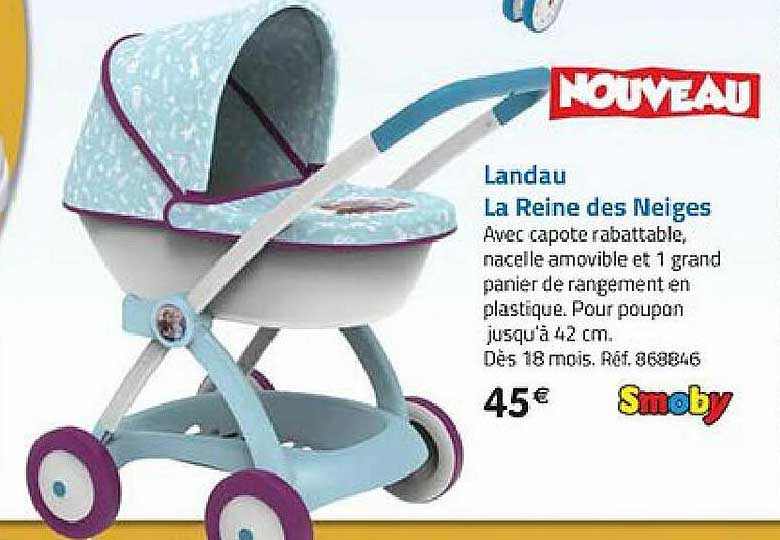 landau la reines des neiges smoby