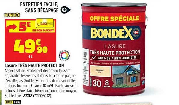 lasure très haute protection bondex