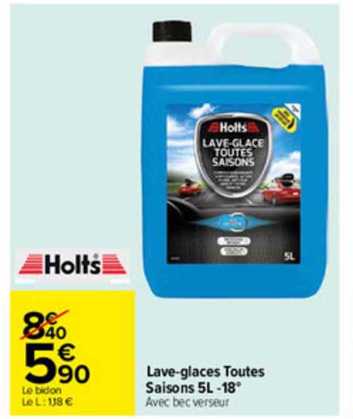 lave-glaces toutes saisons 5l -18°