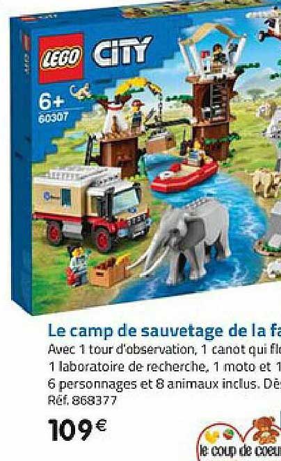 le camp de sauvetage de la fa lego city