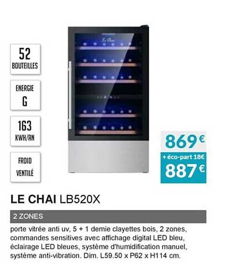 le chai lb520x 2 zones