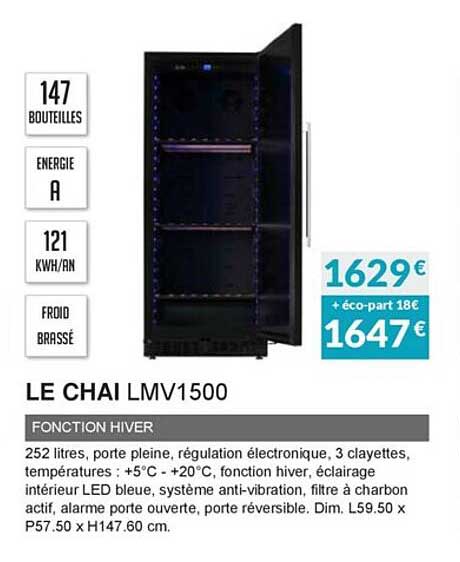 le chai lmv1500 fonction hiver