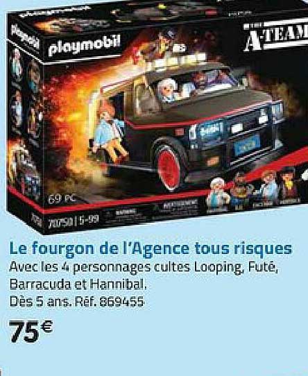 le fourgon de l'agence tous risques playmobil