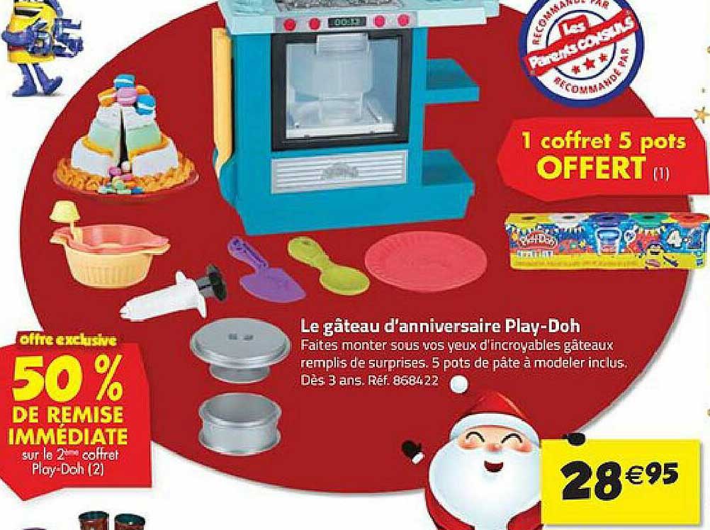 le gâteau d'anniversaire  play-doh