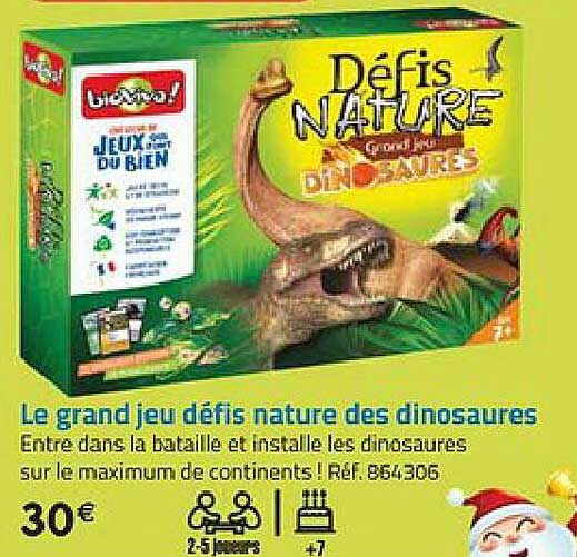 le grand jeu défis nature des dinosaures