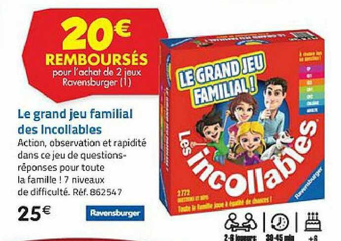 le grand jeu familial des incollables revensburger
