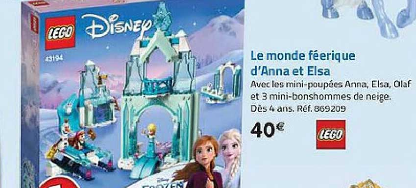 Le Monde Féerique D'anna Et Elsa Lego