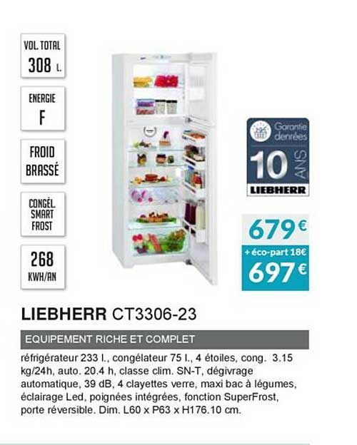 liebherr ct3306-23 équipement riche et complet