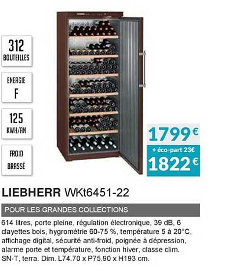 liebherr wkt6451-22 pour les grandes collections