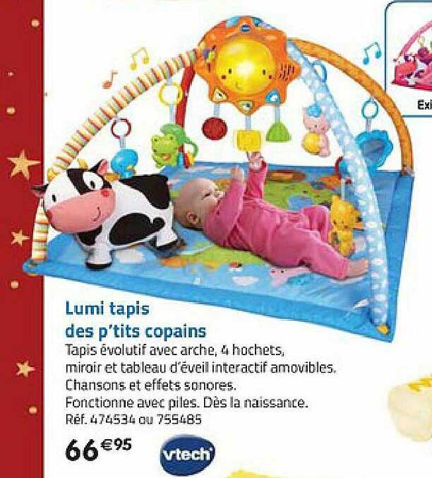 lumi tapis des p'tits copains vtech