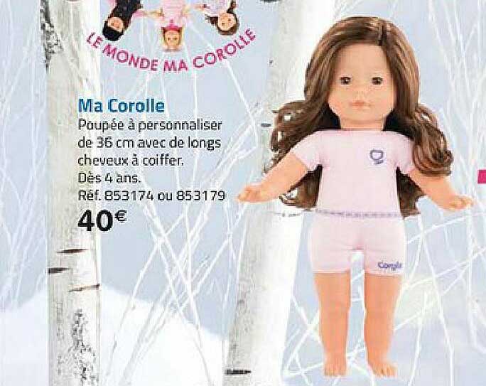 ma corolle poupée à personnaliser