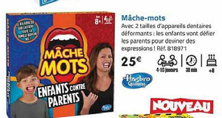 mâche-mots hasbro gaming