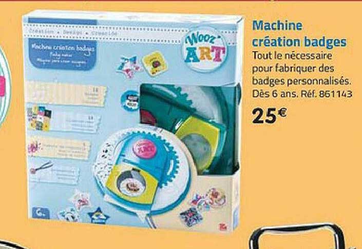 machine création badges