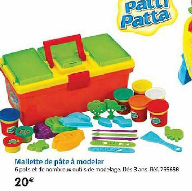 malette de pâte à modeler