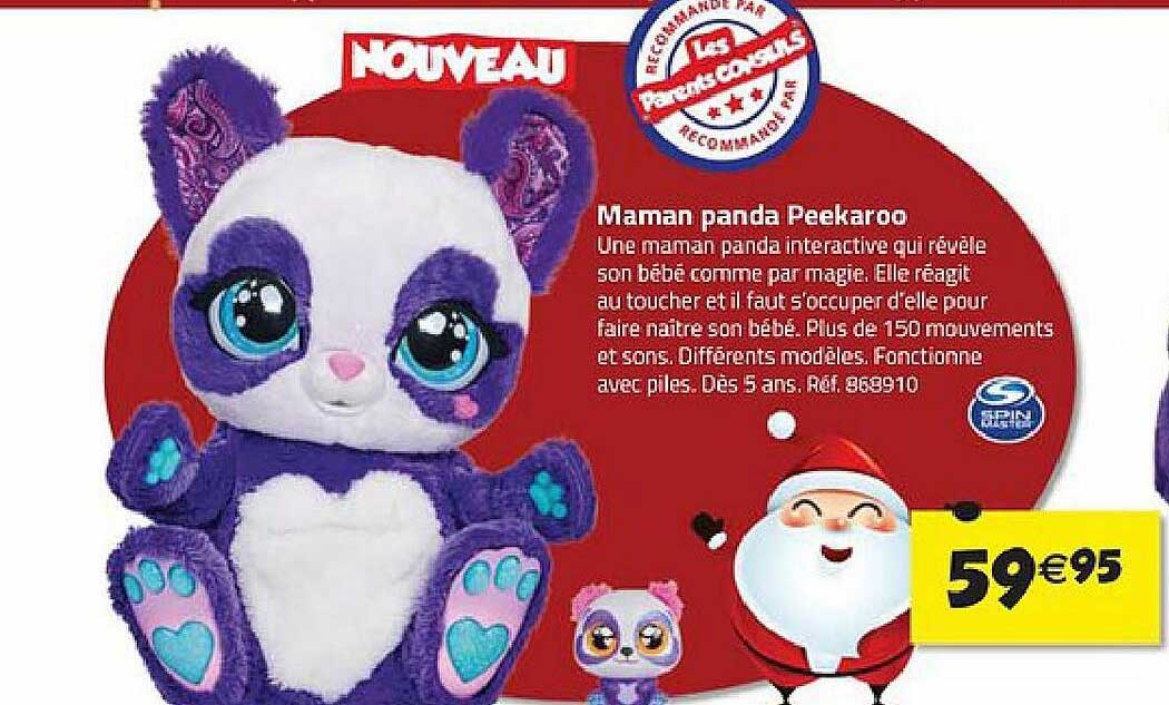 Maman Panda Peekaroo