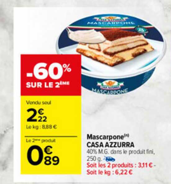 mascarpone casa azzurra