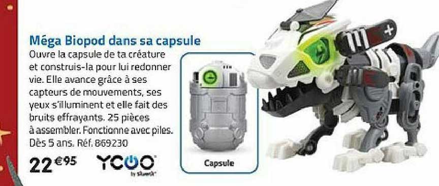 méga biopod dans sa capsule ycoo