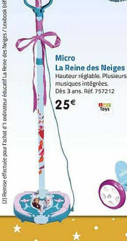 micro la reine des neiges