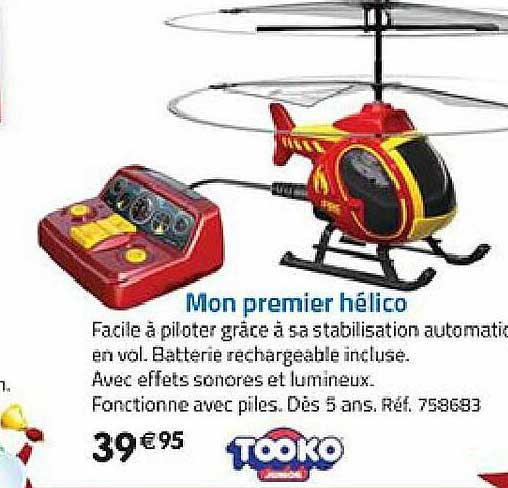 mon premier hélico tooko