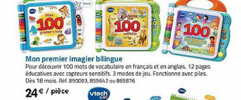mon premier imagier bilingue vtech