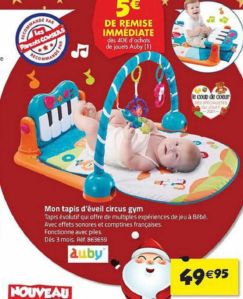 mon tapis d'éveil circus gym