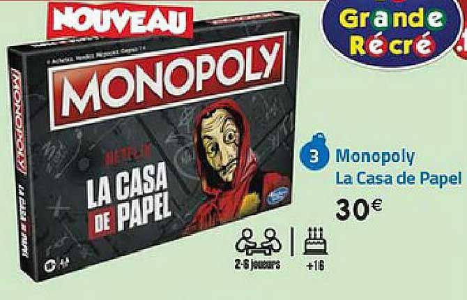 monopoly la casa de papel
