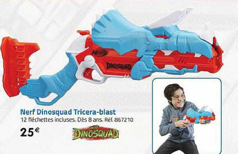 nerf dinosquad tricera-blast