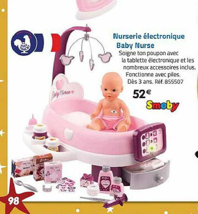 nurserie électronique baby nurse smoby
