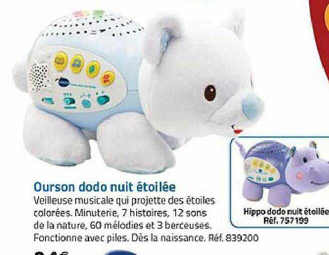 ourson dodot nuit étoilée