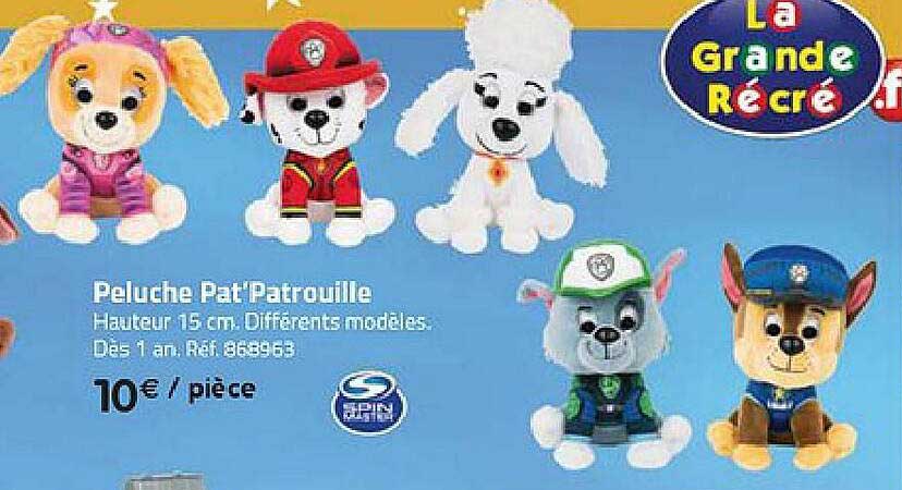 Peluche Pat'patrouille