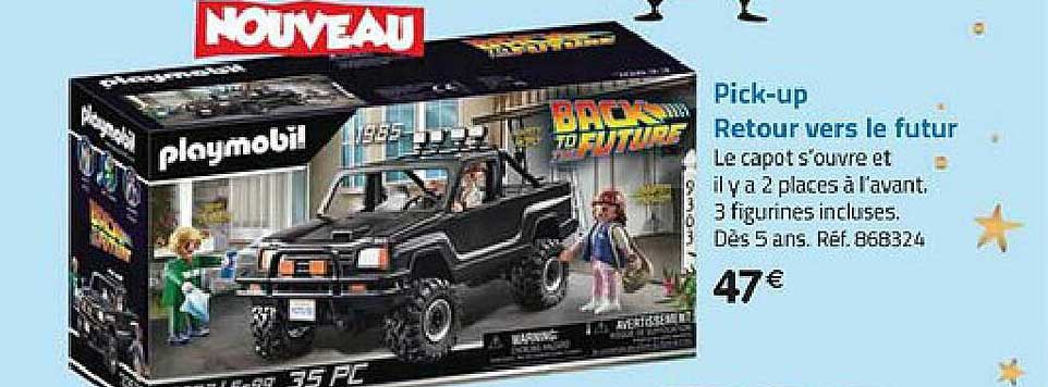 pick-up retour vers le futur playmobil