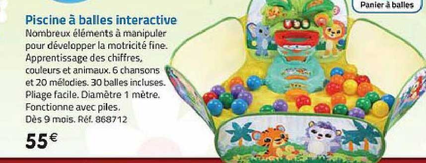 piscine à balles interactive