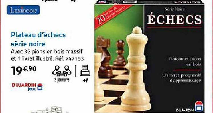 plateau d'échecs série noire