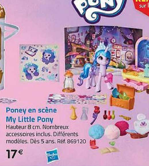 poney en scène my little pony hasbro