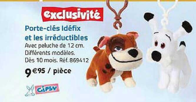 Porte-clés Idéfix Et Les Irréductibles