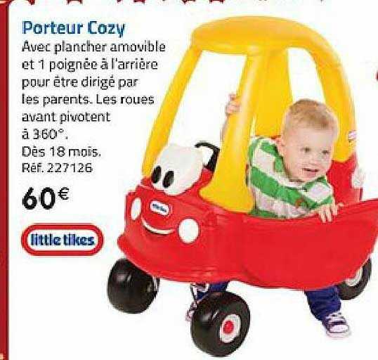 porteur cozy littles tikes