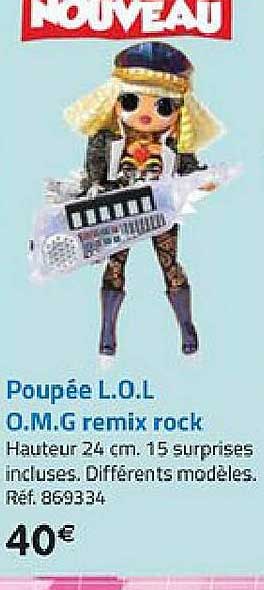 poupée lol omg remix rock