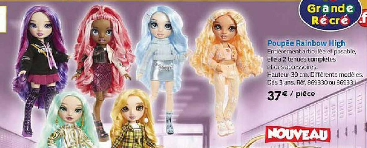 poupée rainbow high