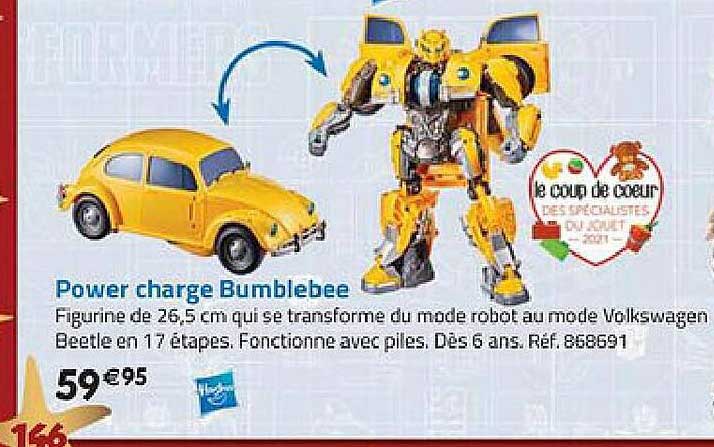 power charge bumblebee hasbro