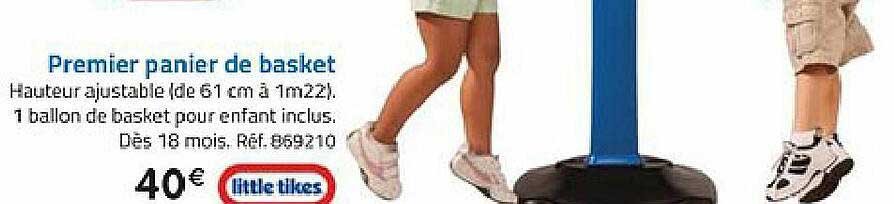 premier panier de basket little tikes
