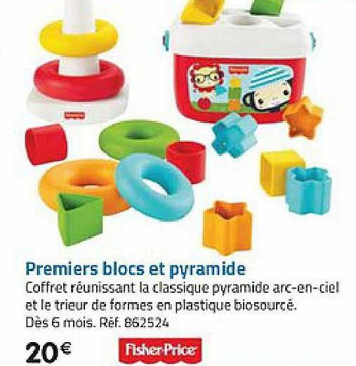 premiers blocs et pyramide