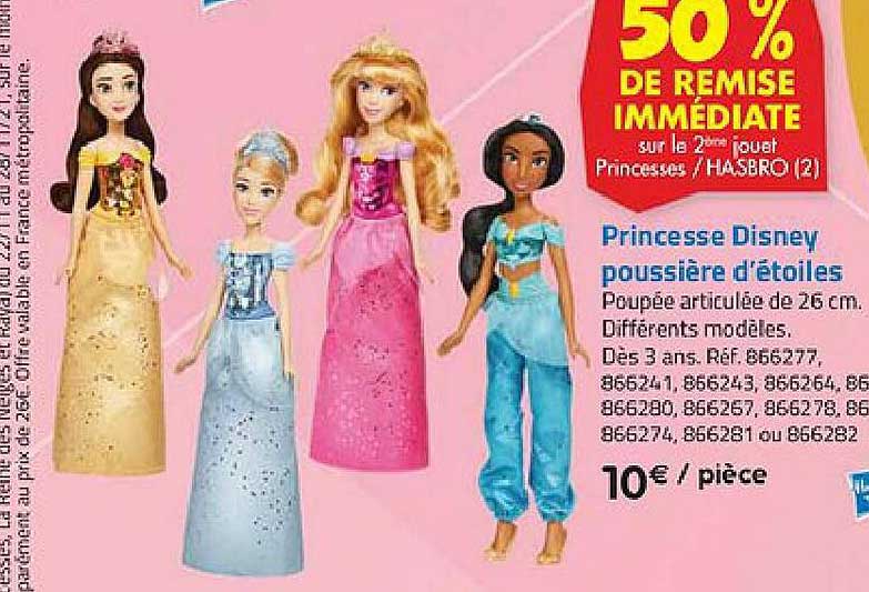princesse disney poussière d'étoiles hasbro