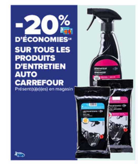 produits d'entretien auto carrefour