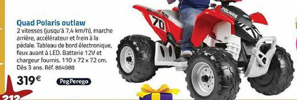 quad polaris outlaw peg perego